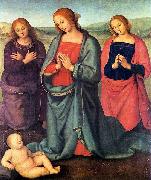 Pietro Perugino Madonna with Saints Adoring the Child painting